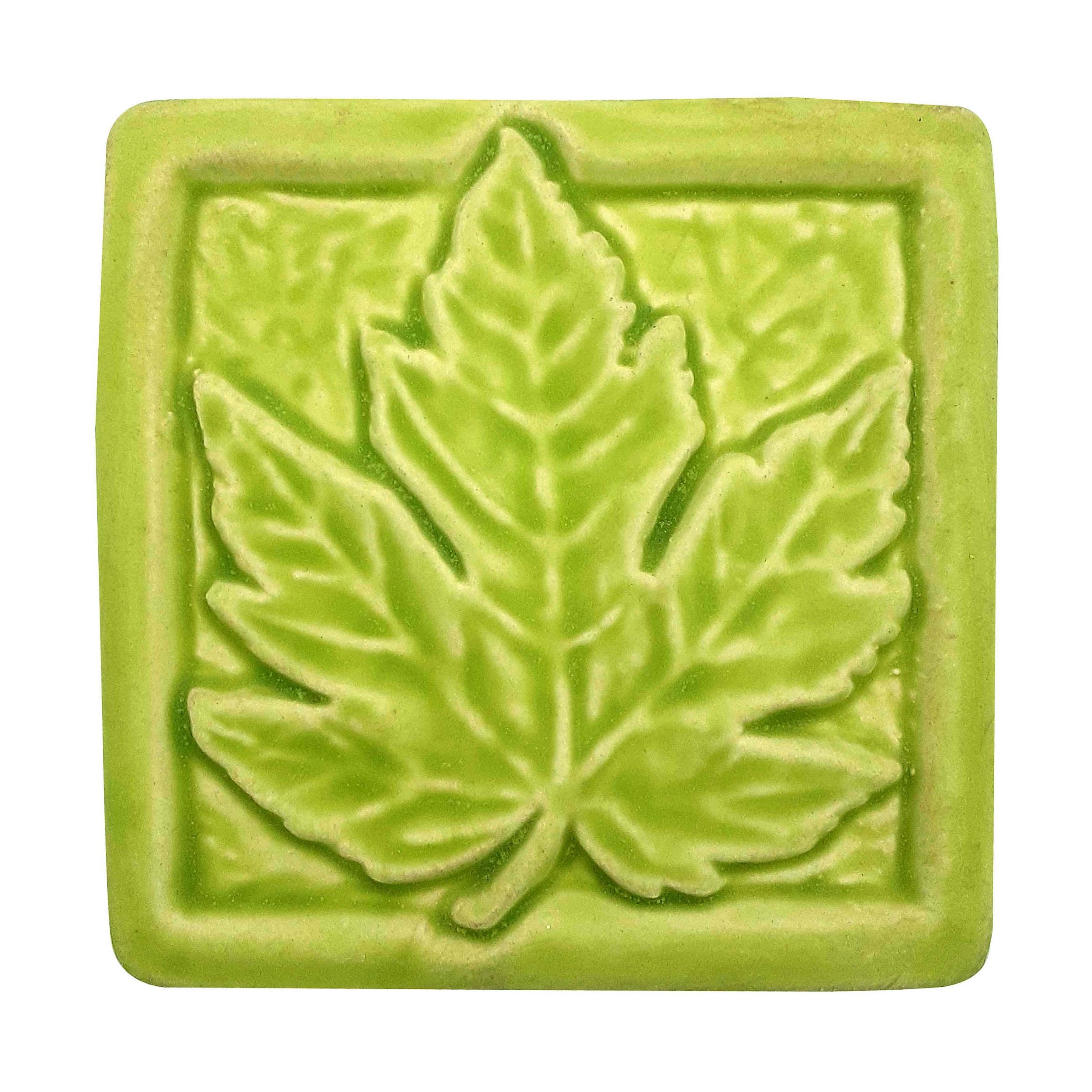 メープルリーフタイル Maple Leaf Ceramic Accent Tile - Architectural Tile for Design